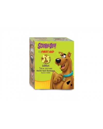 Adhesive Strip American® White Cross Stat Strip® 3/4 X 3 Inch Plastic Rectangle Kid Design (Scooby Doo) Sterile